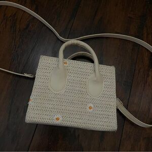 Flower Straw Purse